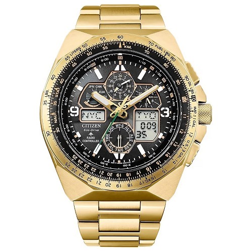 Citizen Promaster Skyhawk A-T JY8144-50E Eco-Drive Radio-Controlled Black Dial Chronograph Men's Watch - Limited Edition 5200 pcs